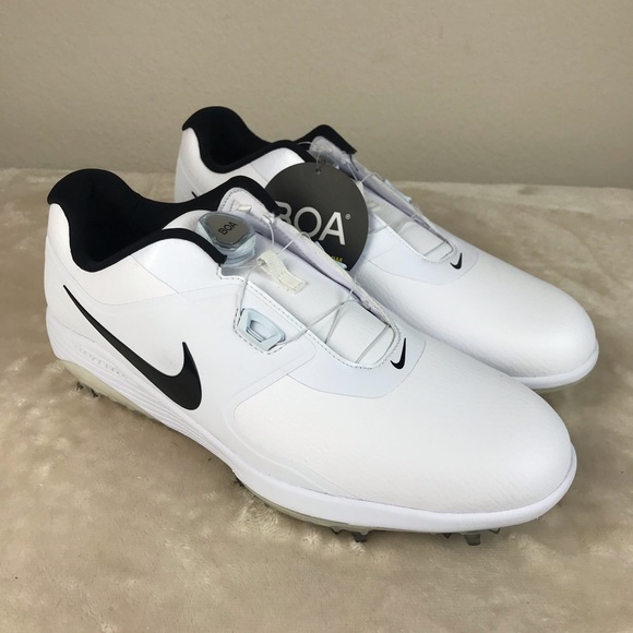 Nike Other - Nike Vapor Pro BOA White Black Golf Shoes 10.5W